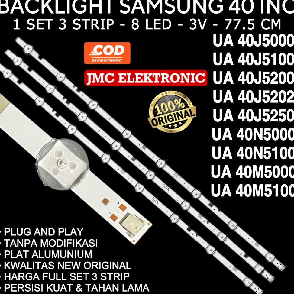 TREND TERBARU BACKLIGHT TV SAMSUNG UA40J5000 UA40J5100 UA40J5200 UA40J5202 UA40J5250 UA40N5000 UA40M