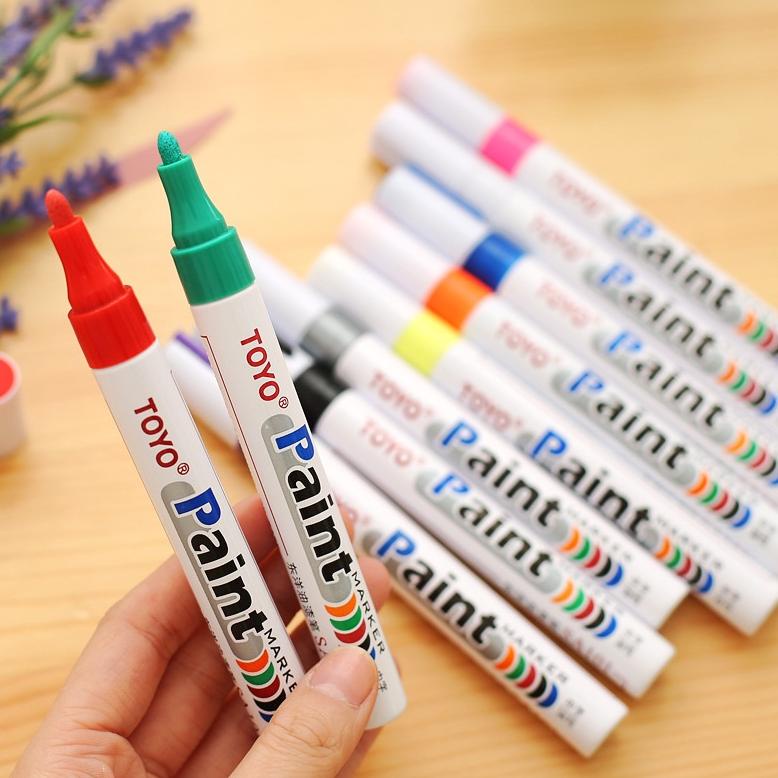 Terbaik Spidol Permanen/Spidol Ban Paint Marker Mobil Motor /Permanent Marker  Toyo Original