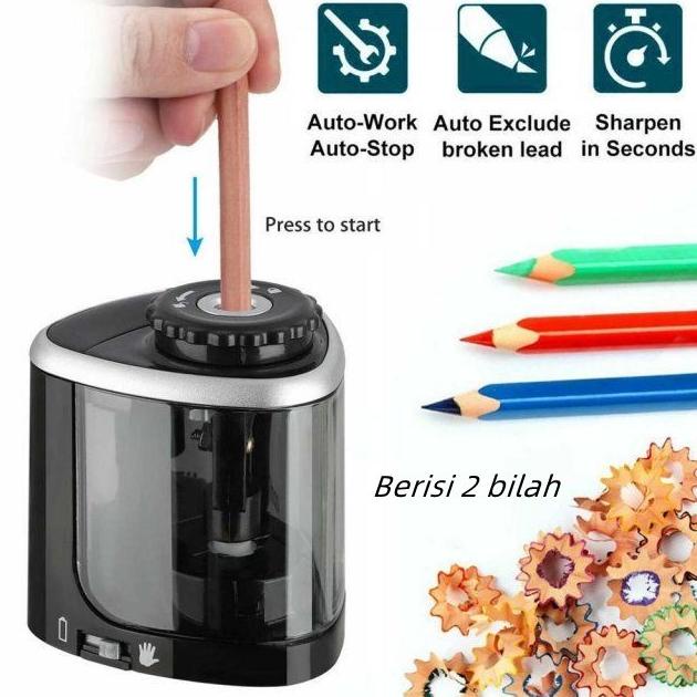 

Terbaru Rautan Pensil Elektrik / Pencil Sharpener - Tenwin 8005/ Dilengkapi 2 Mata Pisau