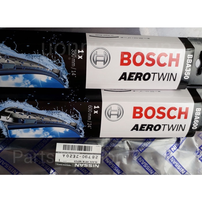 Wiper Depan Belakang Livina Grand Livina BOSCH AEROTWIN + OEM Nissan murmer