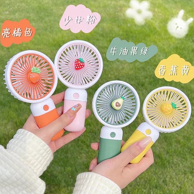 ➱ Kipas Angin Mini / Kipas Mini Buah / Mini fan lucu / kipas mini tangan ≛ ✍
