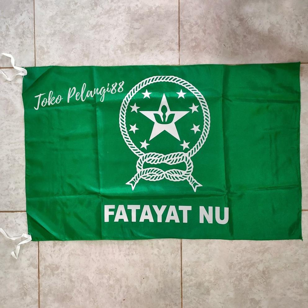 Limited Bendera Fatayat Nu Sablon Murah Besar Dan Kecil 80X120Cm Ktl