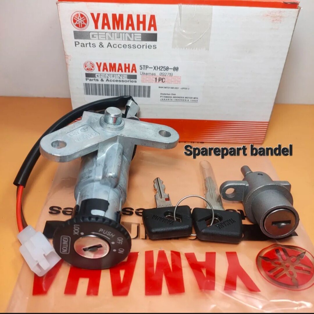 Kunci kontak set dengan kunci jok jupiter z kunci kontak jupiter z burhan 5TP KUALITAS ORI ORIGINAL