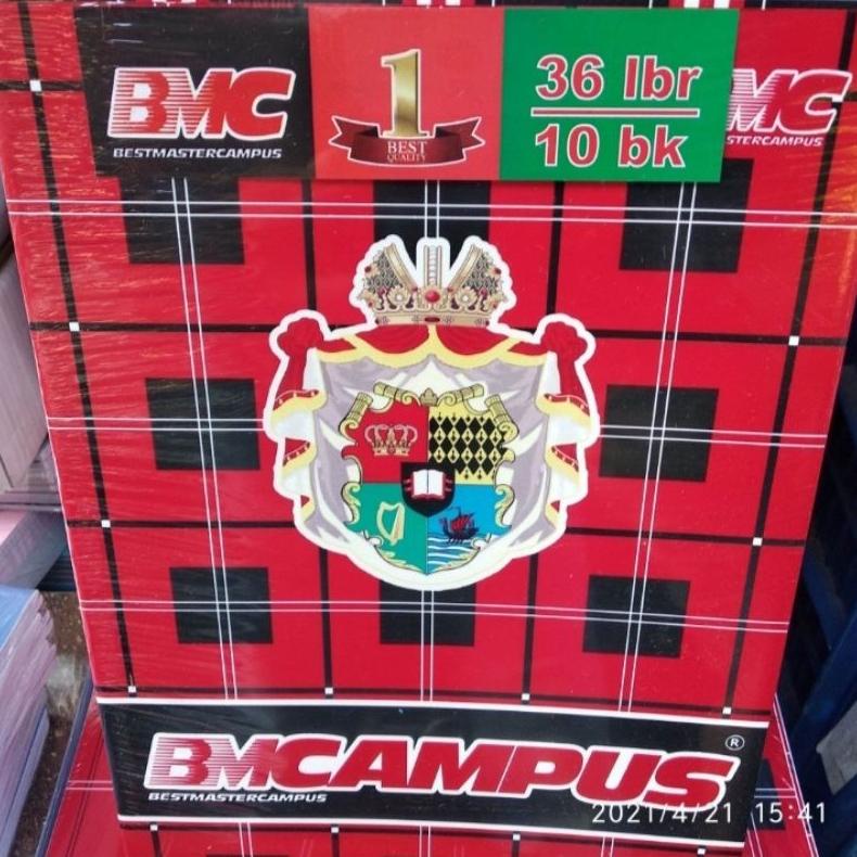 

Murah Buku Tulis Bmcampus Isi 36 & 50 Lembar Ukuran Boxy 1 Pack 10 Buku Vyp