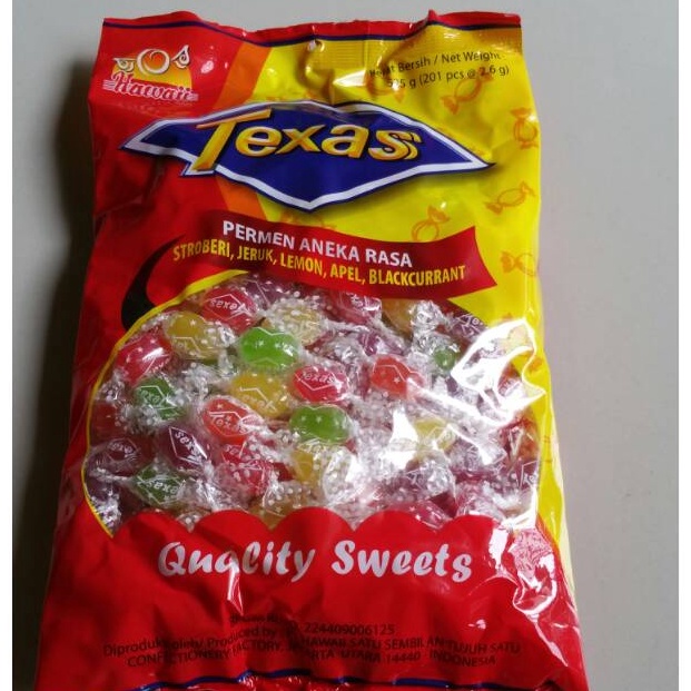 

Kirim Langsung.. Permen TEXAS Lilyput Bag 525 Gr (201 BUTIR) HTR