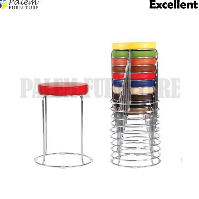 Kursi Baso Stainles Besi || Kursi Cafe Bulat