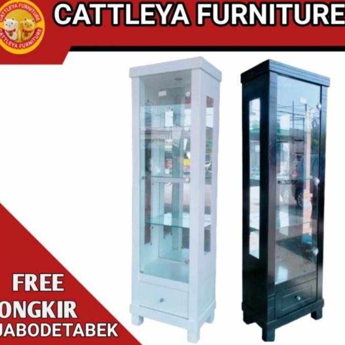 Lemari Pajangan Kristal Minimalis