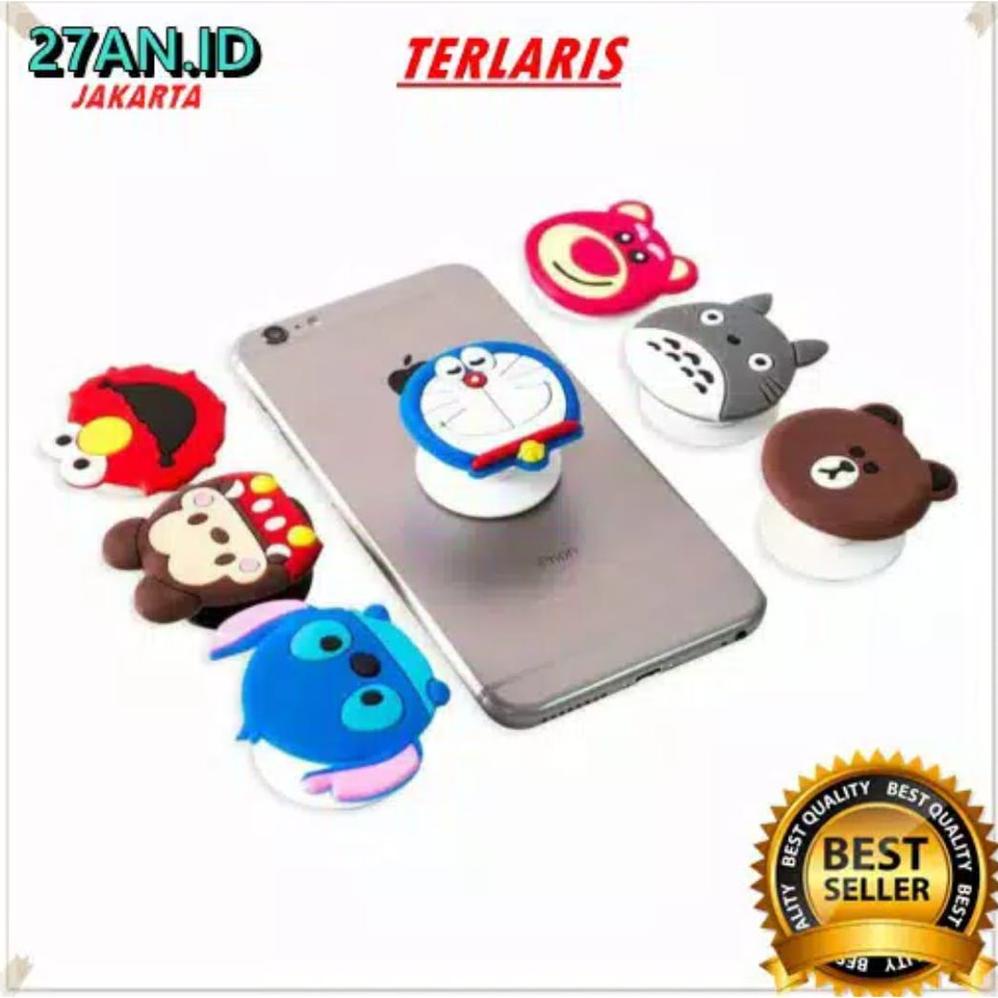 Terbaik (27An.Id) Cod Popsocket Bulu 3D Warna-Warni