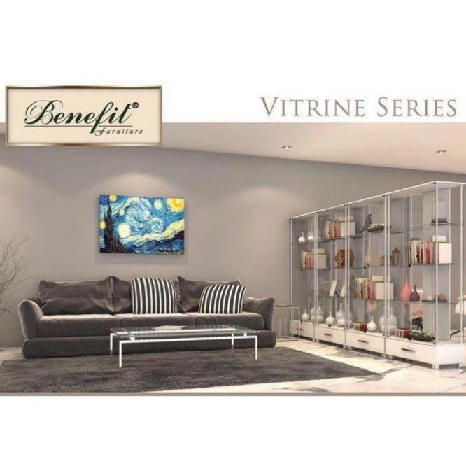 Lemari Hias / Lemari Kaca / Lemari Pajangan / Lemari Helm 02