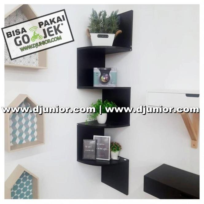 Informa - Gilda Rak Sudut Siku / Lemari Rak Gantung / Pajangan Dinding
