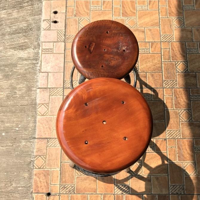 Kursi Besi Pendek / Kursi Kayu / Kursi Cafe / Kursi Bakso / Kursi Baso