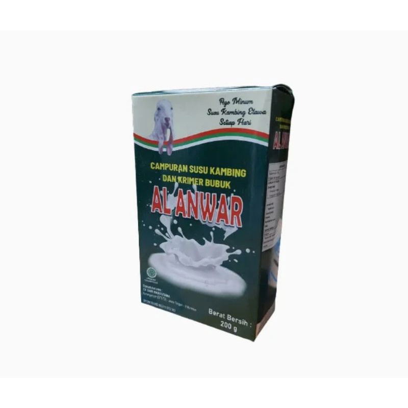 

SUSU AL ANWAR Susu kambing etawa bubuk Al Anwar kandungan 60 % susu etawa