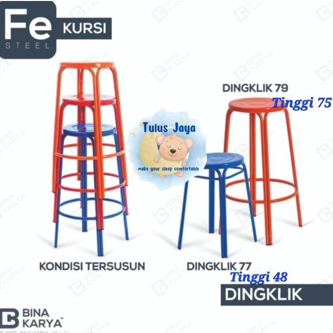 Kursi Baso Kursi Cafe Kursi Besi Dingklik Bina Karya