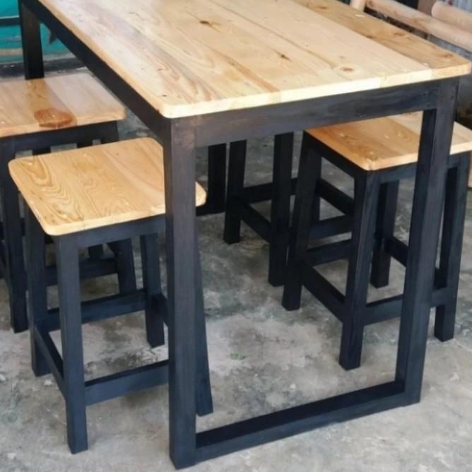 Meja Kursi Cafe Resto Kayu Jati Belanda
