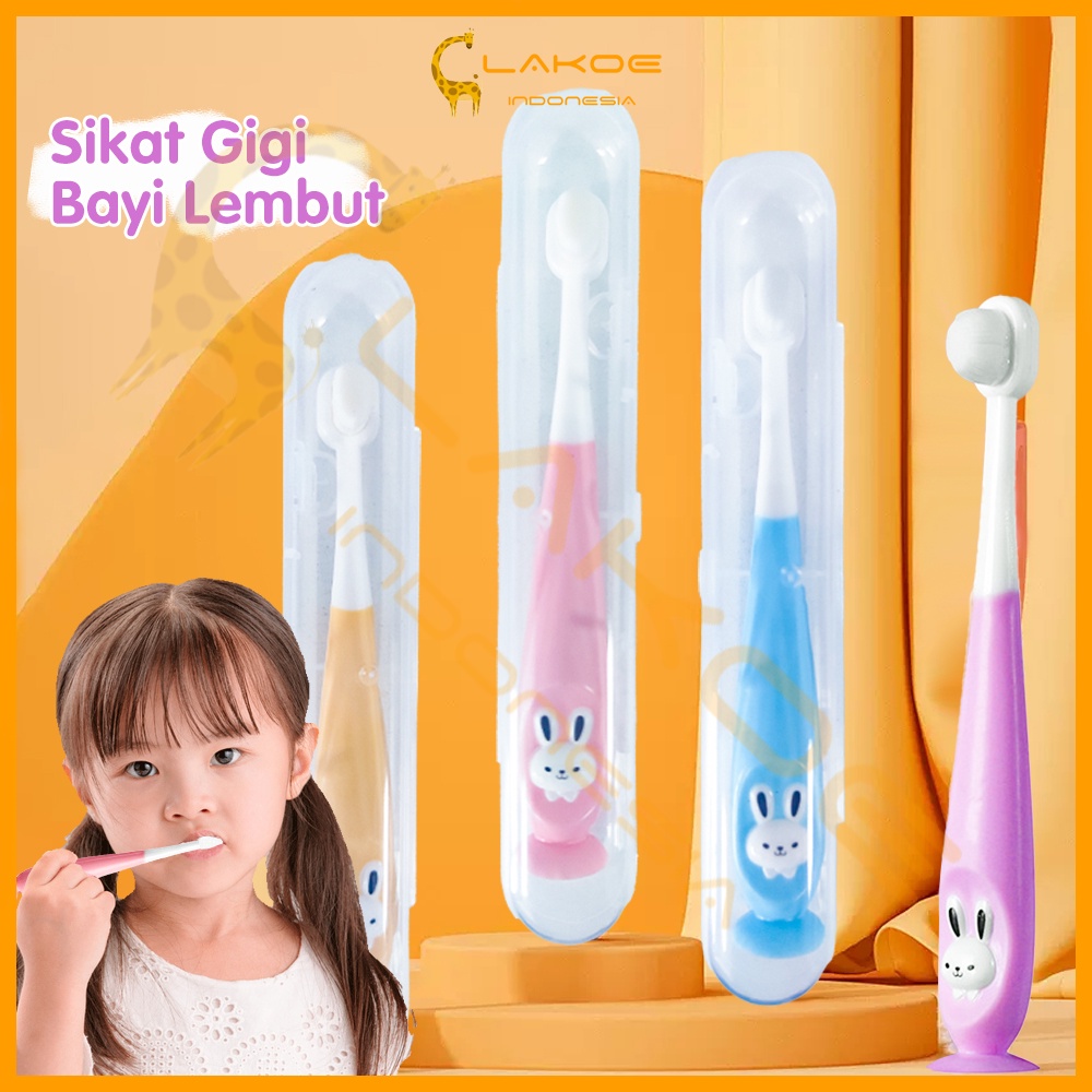 Lakoe Sikat gigi bayi anak/Toothbrush Baby lembut Lucu 1-12tahun
