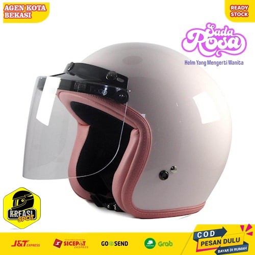 Best Seller Helm Motor Bogo Khusus Wanita Cewek Cewe Perempuan Hijab Sni Dewasa
