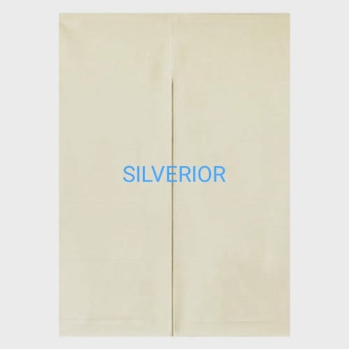 Noren Kain Tirai Gorden Pembatas Pintu Ruang Jepang Polos Cream Ivory