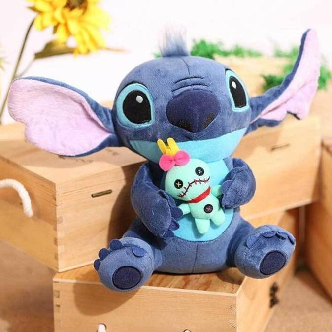 Boneka Stitch Boneka Lilo and Stitch 30cm Boneka Cap Disney Asli