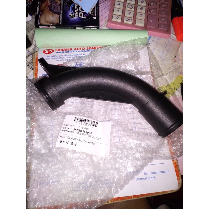 Pipa Air Pipe Outlet Thermostat Kia Carnival Sedona Bensin 0K95K15290A Kode My 067