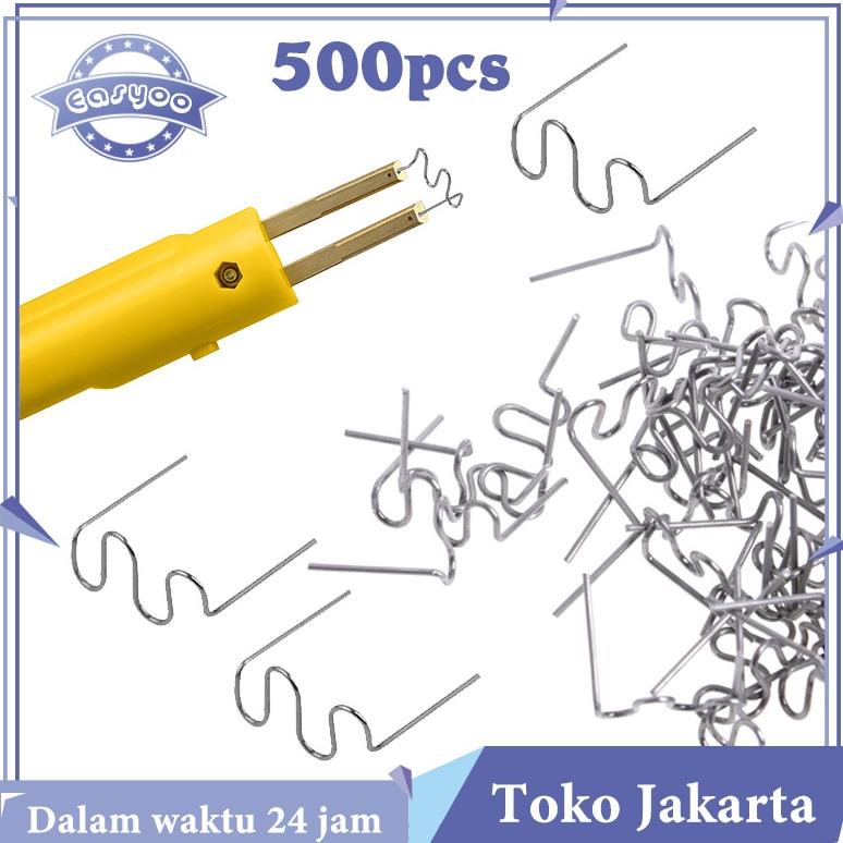 

Terlaris 500Pcs Staples Panas 0.8Mm Wave Hot Stapler Staples Untuk Stapler Plastik Alat Perbaikan Tukang Las