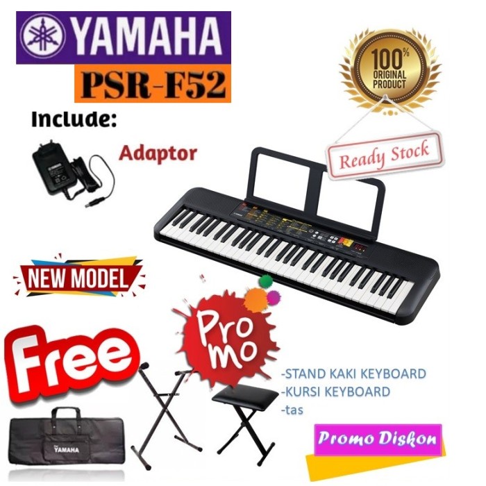 Yamaha PSR F52 / Keyboard Yamaha PSR-F52 Original Garansi Resmi Yamaha