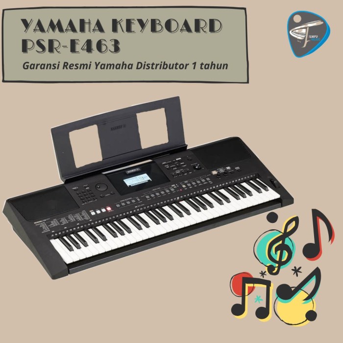 YAMAHA KEYBOARD PSR E463 / PSRE463 / PSR- E463 penerus PSRE453