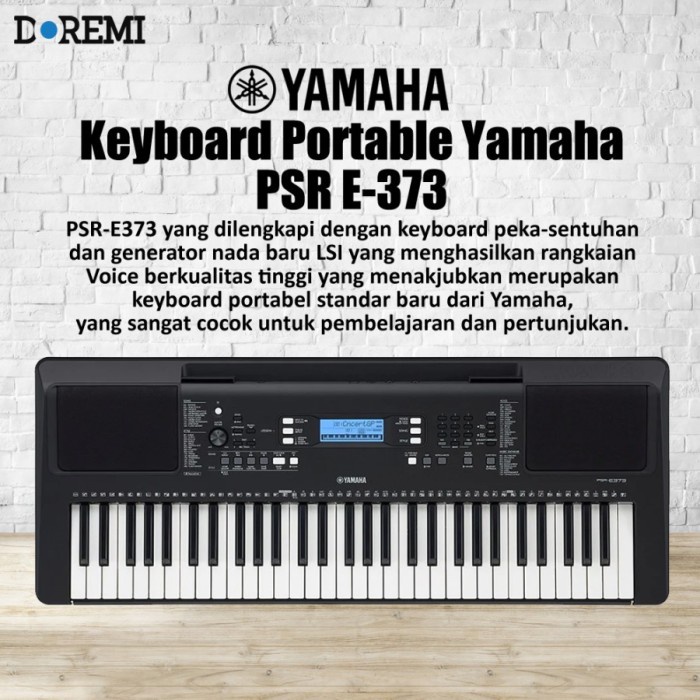 Keyboard Yamaha Portable PSR E373 / PSR E 373 / PSR-373 Original