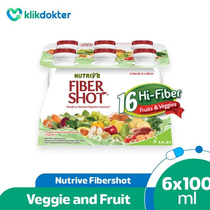 

Nutrive Fibershot Fruit Veggie 6x100ml ORIGINAL