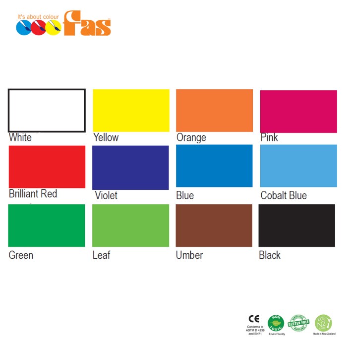 

Fas - Tempera Washable Poster Paint 500Ml Cat Air Anak Painting