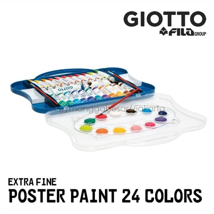 

Cat Poster 24 Warna 25 Ml Bentuk Tube / Poster Paint Giotto