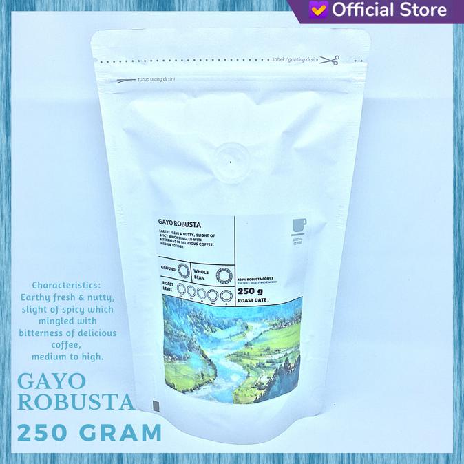 

KOPI GAYO ROBUSTA 250 GRAM BIJI DAN BUBUK ORIGINAL