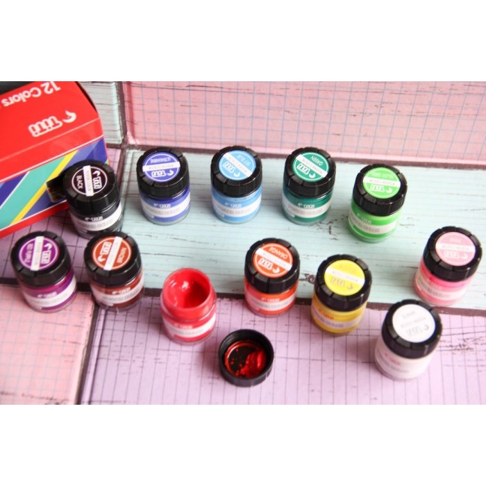 

Cat Poster (Poster Color) Titi Set 12 Warna 10Ml