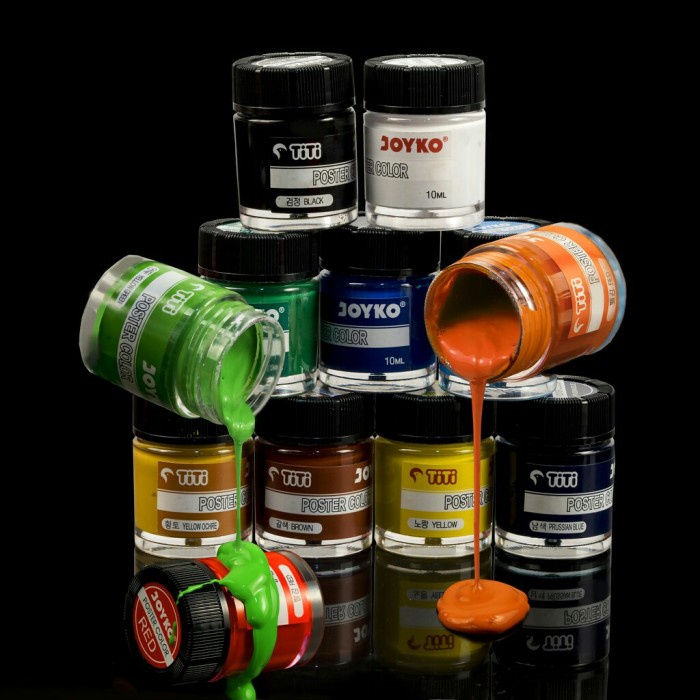 

Poster Color /Cat Poster /Joyko Titi Poc-10Ml-12 Colors / 1 Box 12 Pcs