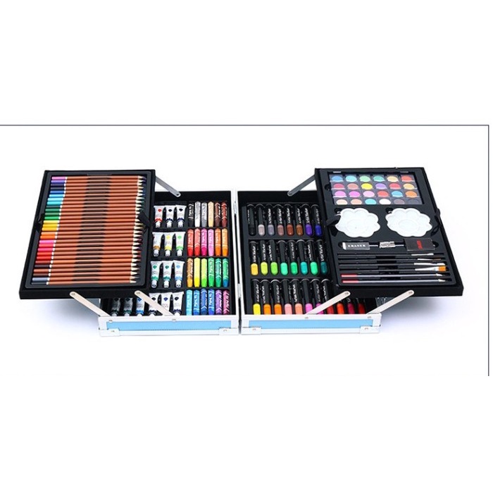 

Crayon Set Koper Lengkap Komplit Besar Mewah 145 Pcs New El