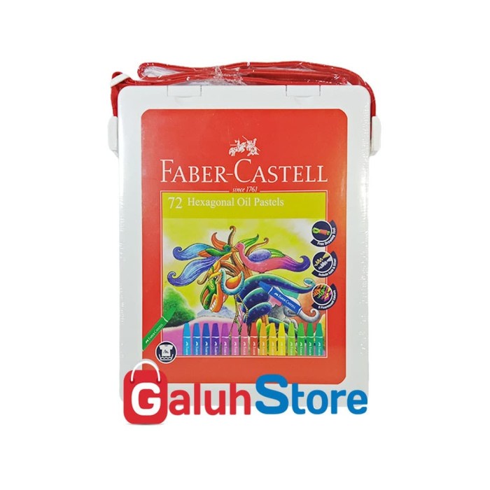 

Faber Castell Crayon / Hexagonal Oil Pastel Isi 72 Warna