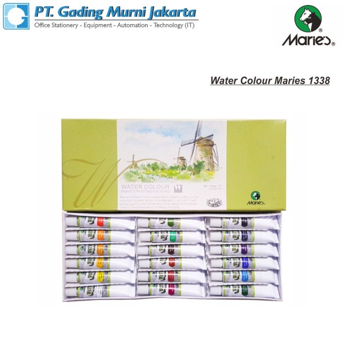 

Watercolor Set Type 1338 12Ml 18 Warna (Maries)