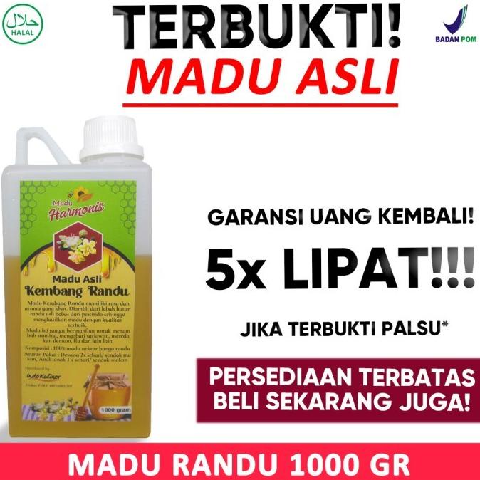 

Harmonis Madu Randu 1Kg 1000Gr ASLI By Indokuliner ORIGINAL
