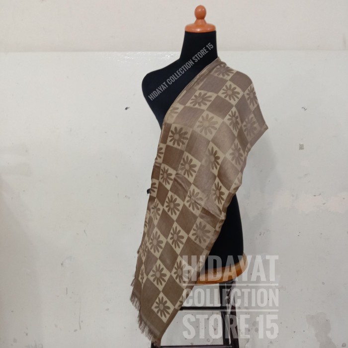Pashmina Batik Sutra Silk Random/ Scarf Sutra/ Selendang/ Hijab Silk
