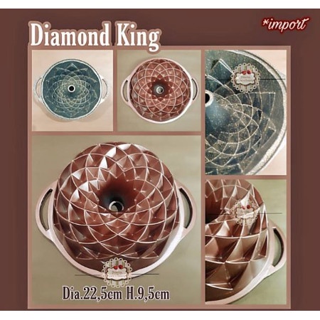 Triana- Loyang Cetakan Kue 22Cm Nordic Jubilee Taiwan Cake Bolu Ori Import