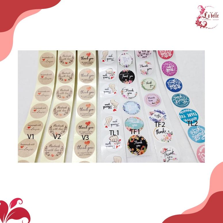 

Terbaru Label Stiker Thank You 1 Roll (500Pcs) Ktl