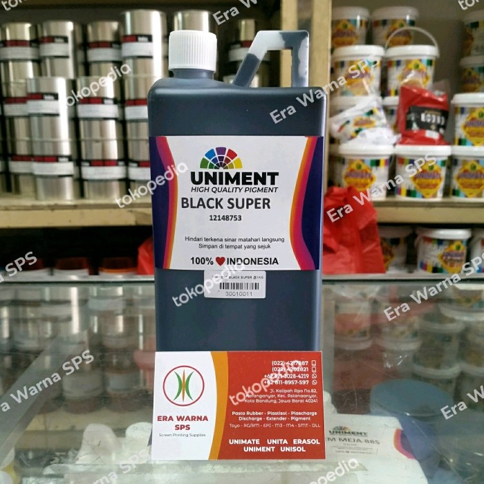 

Bibit Pewarna / Pigment Warna Uniment Black Super @1Kg