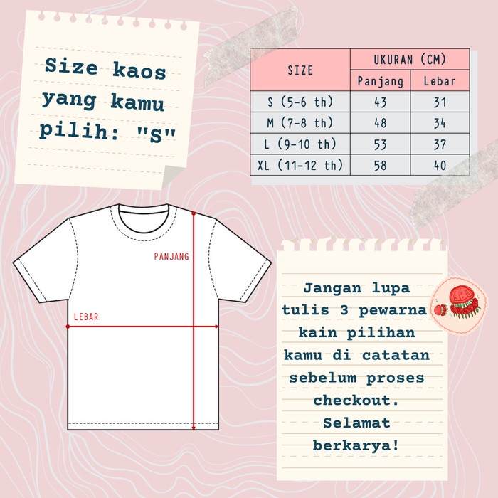 

Teratura Tie Dye Kit + Tshirt Anak (Paket Pewarna Tie Dye Lengkap)