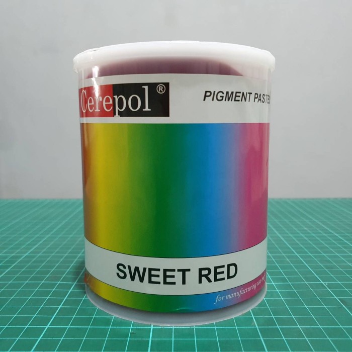 

Cerepol Pigment Paste Pewarna Resin Sweet Red Merah Tua - 1 Kg