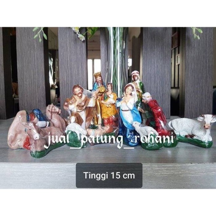 Althis- Patung Set Natal 15 Cm