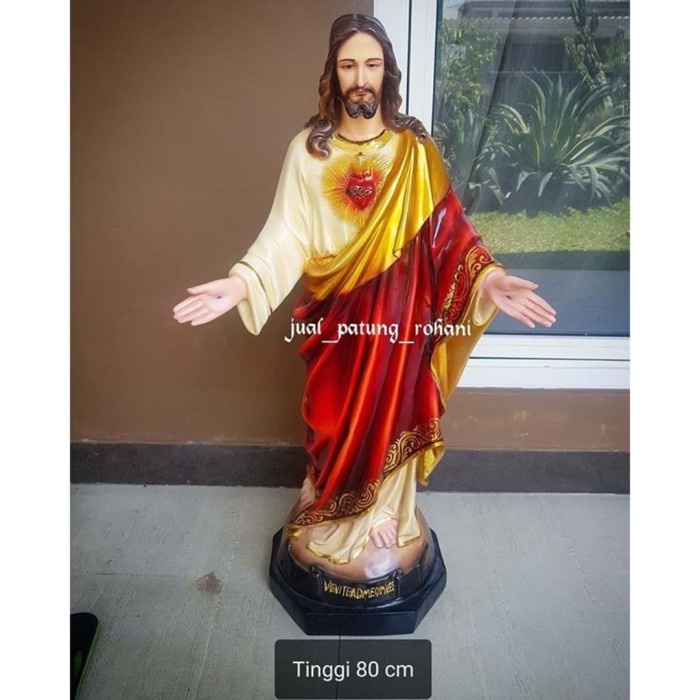 Althis- Patung Yesus Tangan Terbuka 80 Cm
