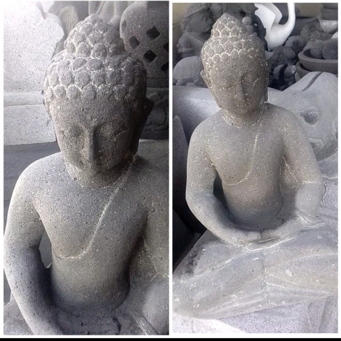 Althis- Pajangan Patung Budha Batu