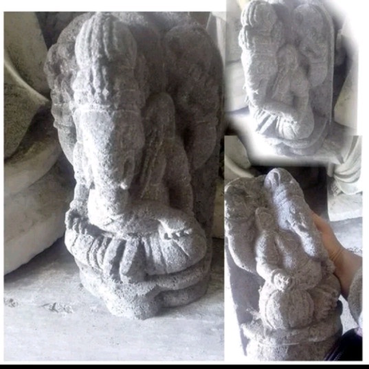 Althis- Koleksi Pajangan Batu Patung Ganesha Dari Batu