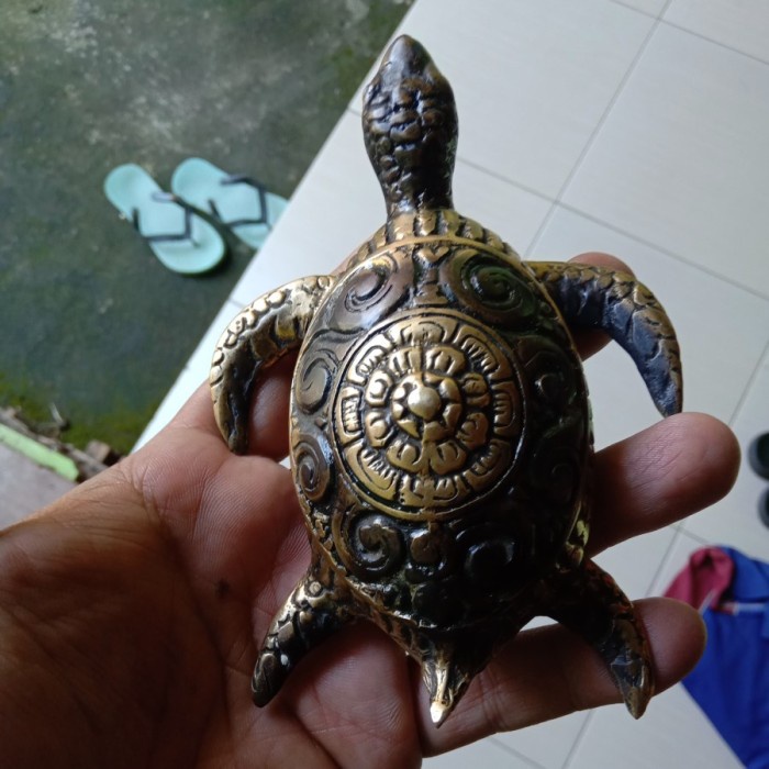 Althis- Koleksi Pajangan Patung Kura Kura Matahari