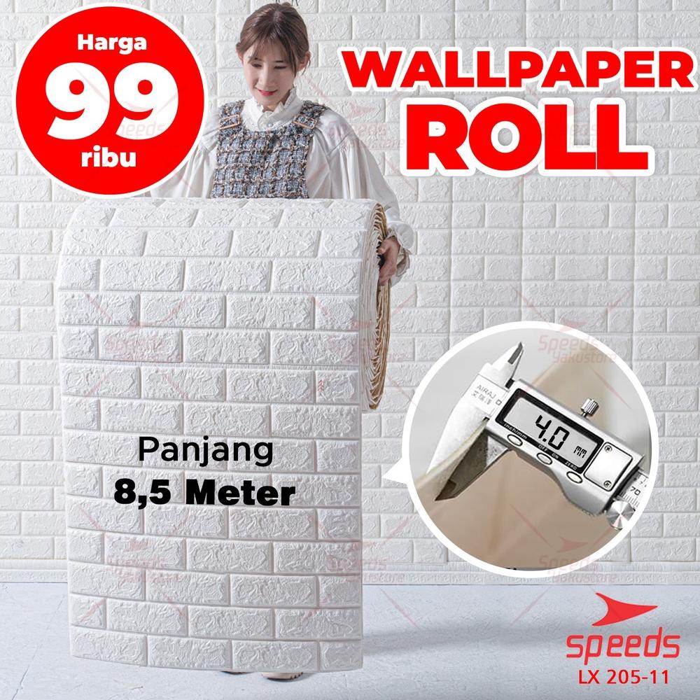 Termurah Speeds Wallpaper Dinding Roll Walpaper Dinding Foam Wall Sticker Ruang Tamu Foam Pe 205-12