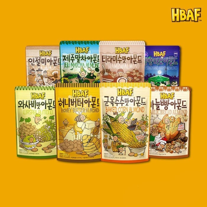 

Elvira- Snack Kacang Hbaf Almond Jumbo Pack Asal Korea